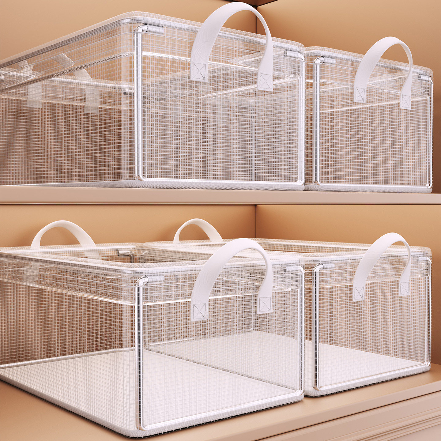 收纳筐桌面橱柜零食玩具杂物整理储物箱家用长方形透明塑料置物篮,收纳整理,收纳筐,淘宝优惠券,粉丝福利购,淘宝优惠卷