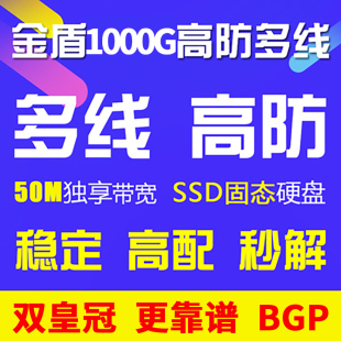 DELL服务器租用双线300G高防秒解50M独享传奇网页游戏月付