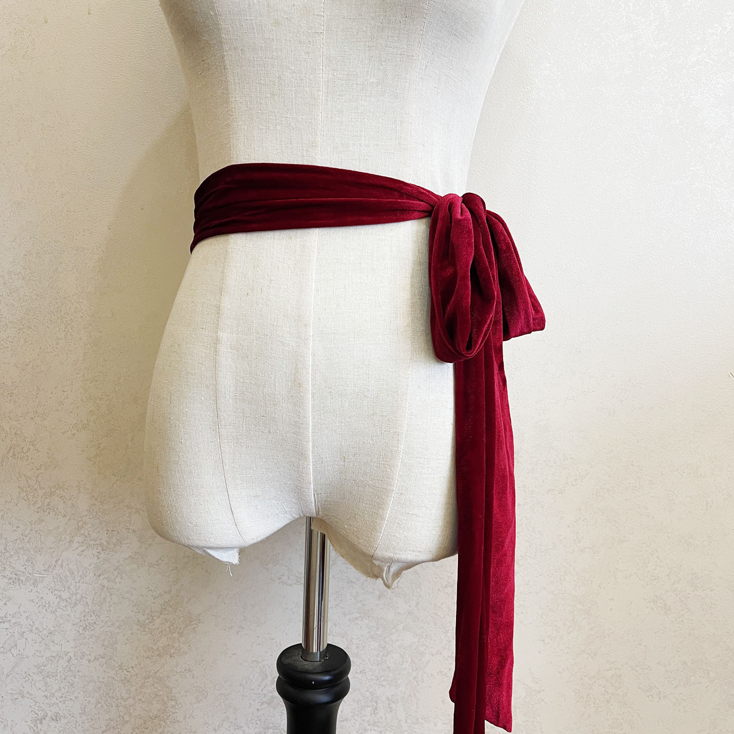 超长细款长条丝绒腰带 秋冬季加厚腰带 配连衣裙配睡衣