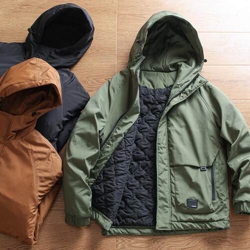 加棉加厚冬季防风防水棉衣棉服