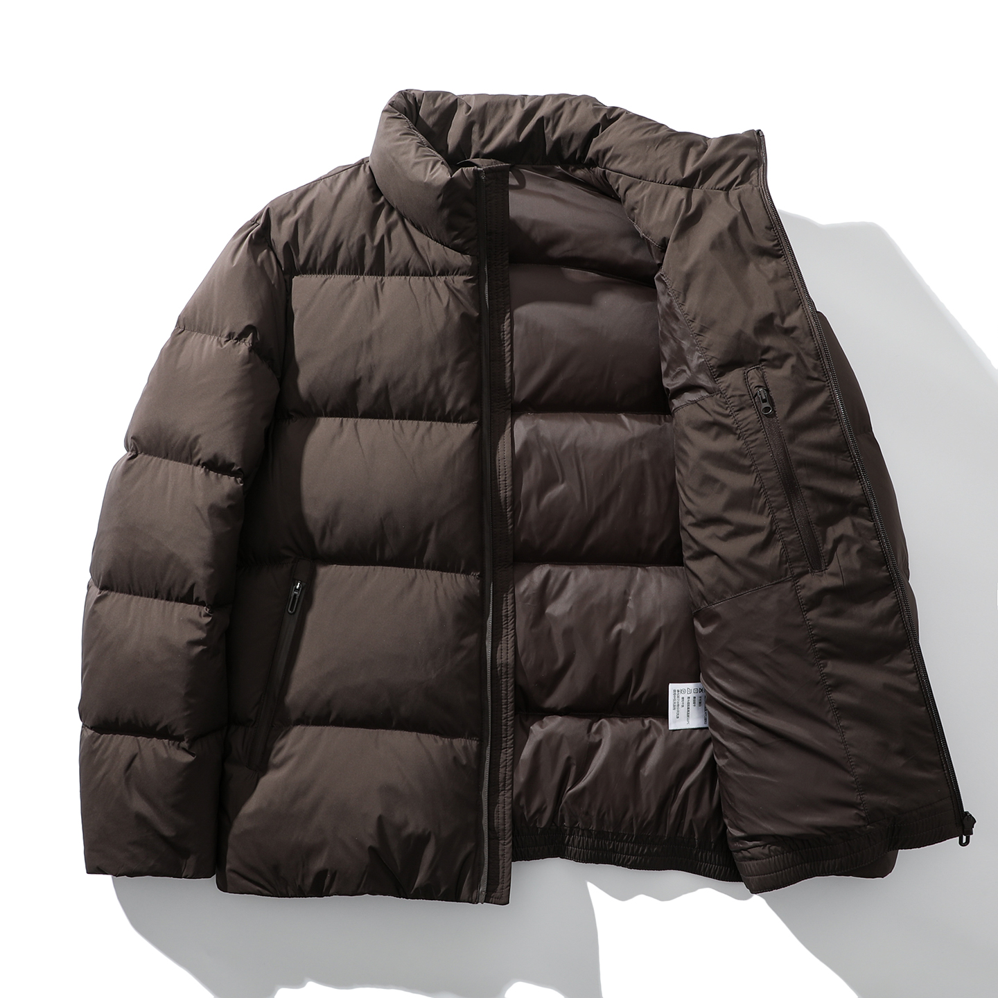 85白鸭绒 冬季男士高充绒高蓬松防风防水保暖立领面包服羽绒服潮