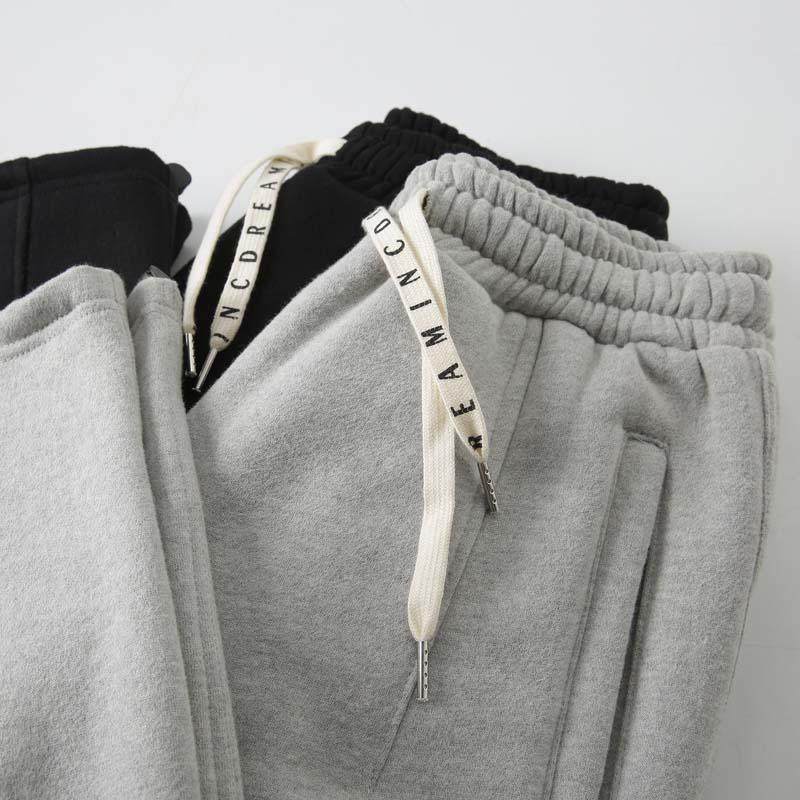 日单设计师款 冬季男士直筒宽松加绒加厚防风保暖松紧腰休闲卫裤,男装,卫裤,淘宝优惠券,粉丝福利购,淘宝优惠卷