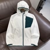 男女同款   户外平替纤维格外套情侣连帽夹克