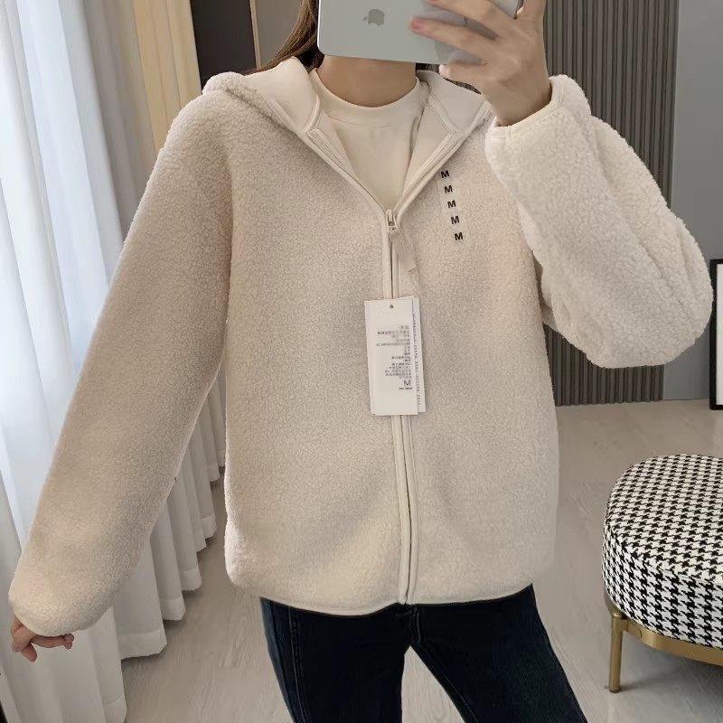 女士羊羔绒加厚保暖连帽外套,女装/女士精品,时尚抓绒衣,淘宝优惠券,粉丝福利购,淘宝优惠卷