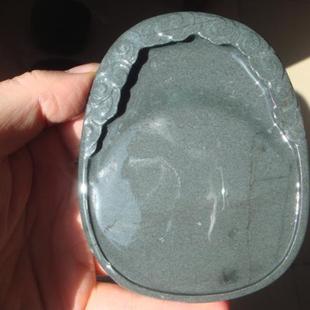 61112歙砚龙尾砚实用文房四宝书法用品天然砚石古玩收藏书法用品