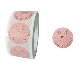 Thank You Sticker Wedding Souvenirs Seal Lable 500pcs Romant