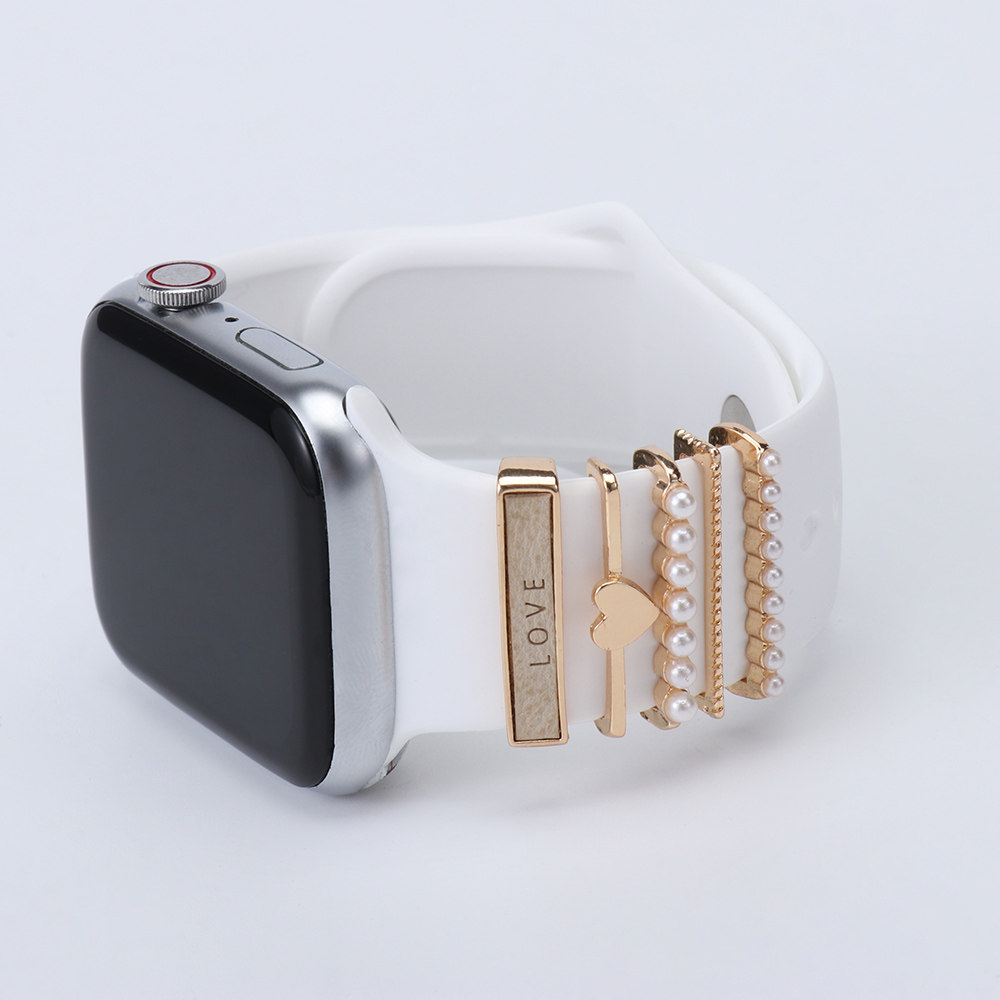 FOR APPLE WATCH BAND METAL CHARMS DECORATIVE RING DIAMOND