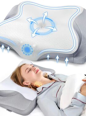 Muzsoul Cervical Pillow for Neck Pain Relief Ergonomic Memor