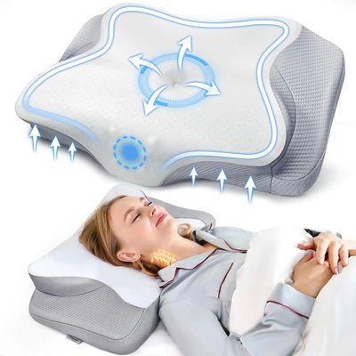 Muzsoul Cervical Pillow for Neck Pain Relief Ergonomic Memor