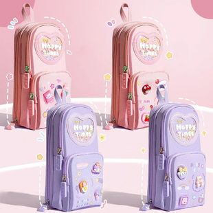 Cute Pencil Box Large Capacity Pencil Case for Students Stat