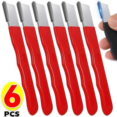 6/1PCS Quick Sharpener Alloy Steel Portable Manual Knives Gr