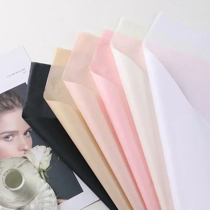 10Pcs 50*66cm Tissue Paper Flower Bouquet Wrapping For Flori