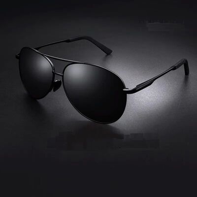 Aviation Metail Frame Polarized Sunglasses Men Color Changin