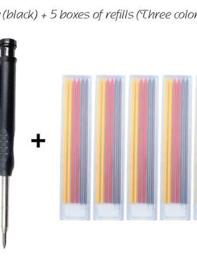 Solid Carpenter Pencil With Sharpener Mechanical Pencils Woo