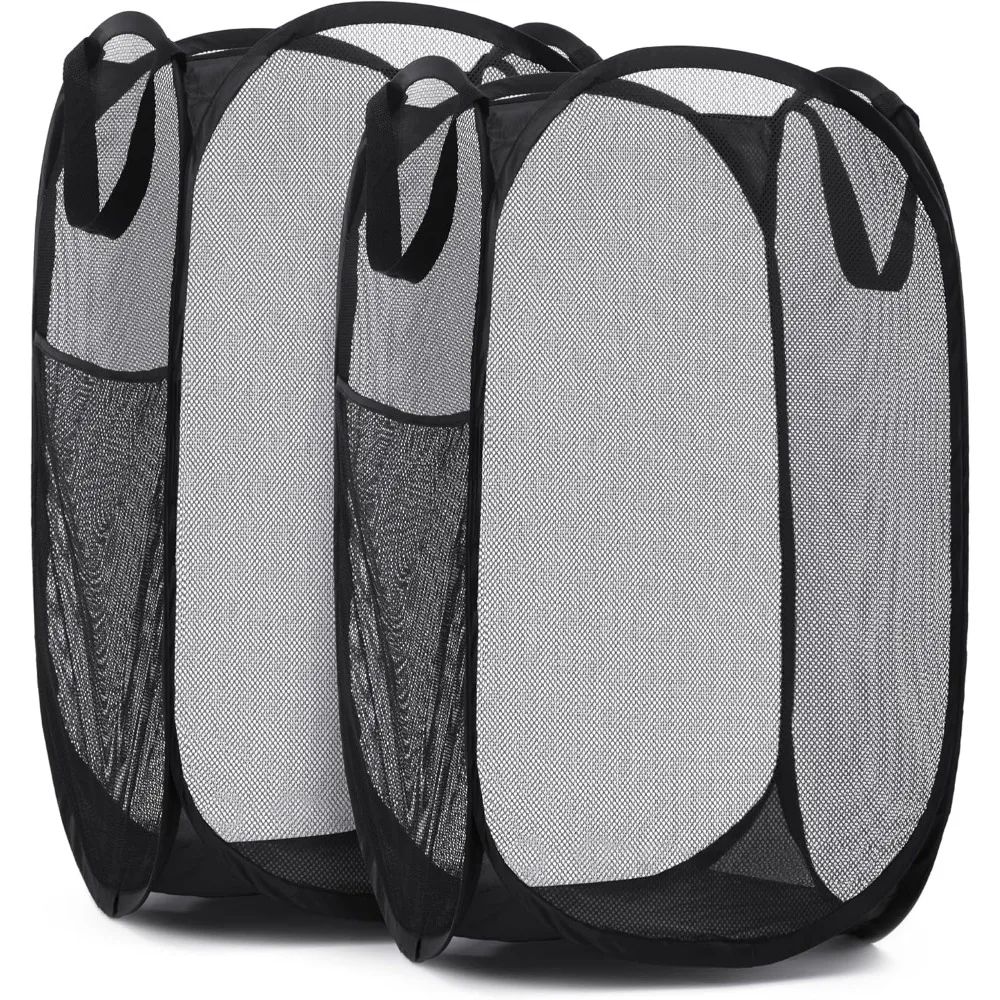 Large Laundry Basket Collapsible Mesh Pop Up Laundry Hamper图片