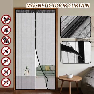 Summer Mosquito-Proof Magnetic Door Curtain - No-Drill Anti-