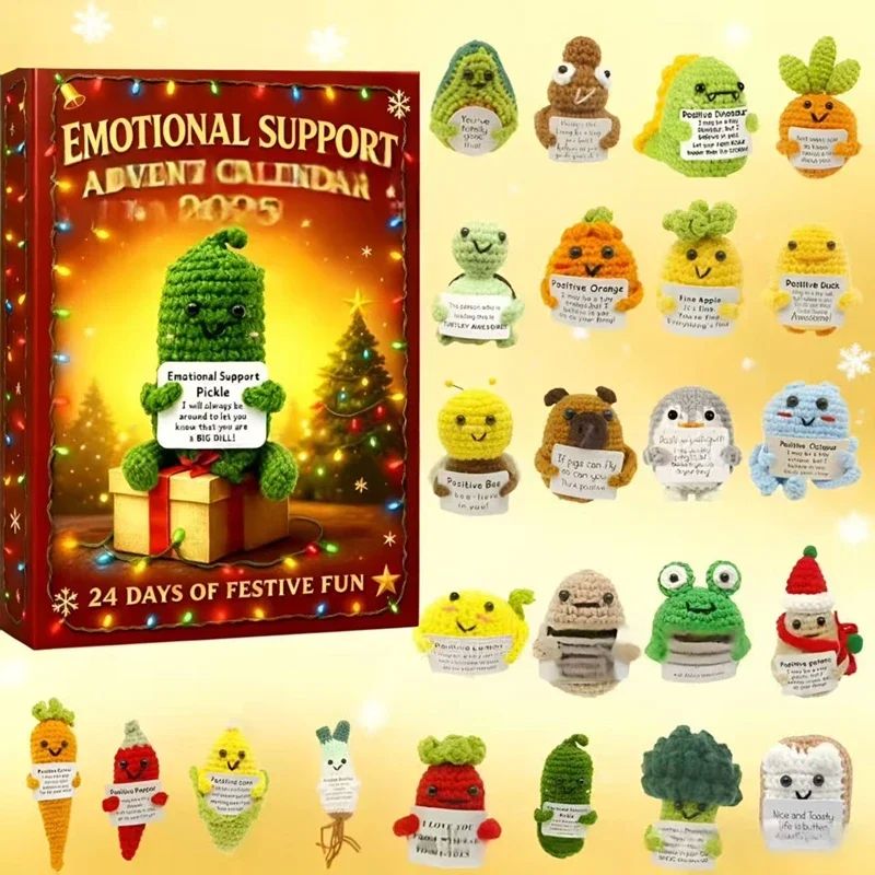 Emotional Support Advent Calendar 2025 for Christmas and Bir
