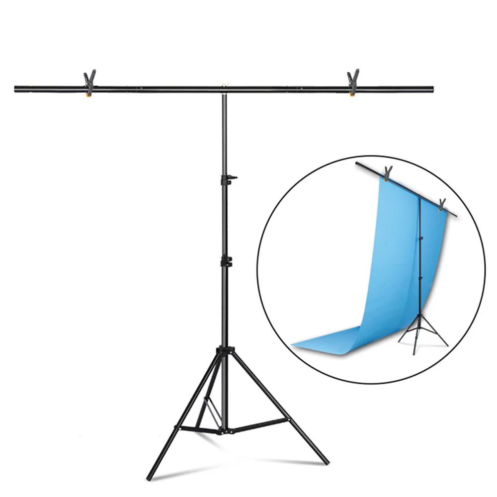 T-shaped Tripod Stand Background Backdrop Photography Adjust