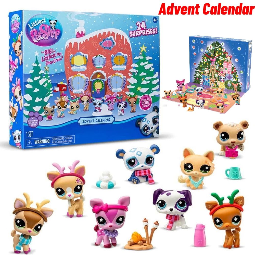 Little Pet Shop Advent Calendar 2024 24 Day Anime Figure Gif