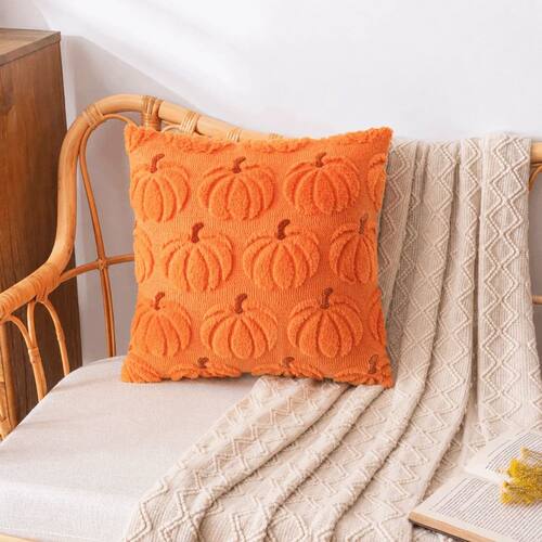 New Halloween Style Throw Pillow Cover 45x45cm Embroidered C