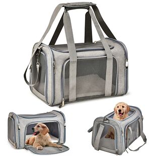 Dog Carrier Bag Soft Side Backpack Cat Pet Carriers Dog Trav