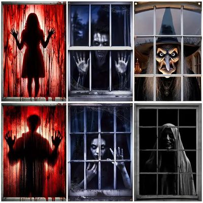 Horror Halloween Family Party Decoration Witch Zombie Ghosts
