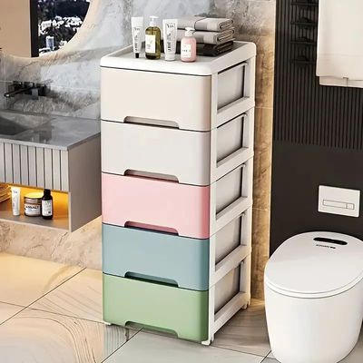 3/4/5/6/7 Layer Drawer Storage Cabinet Storage Organizer wit