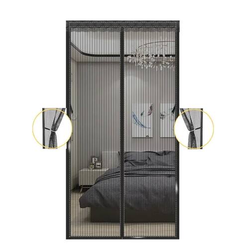Heavy Duty Magnetic Screen Door Mesh Curtain Mosquito Net Bu