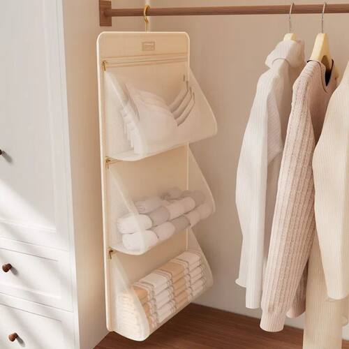 Hanging Storage Bag for Socks Underwear Bra Closet Organizer