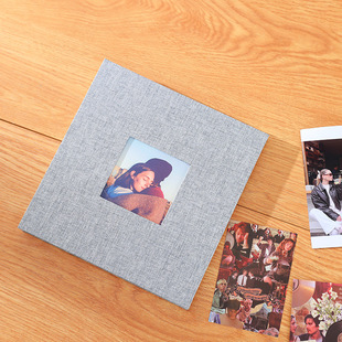 Film Album Scrapboo adhesive Photo Self Linen Inch Binder