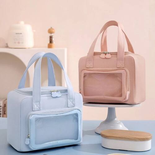8L Cartoon Large Capacity Tote Lunch Bag Picnic Insulated Lu