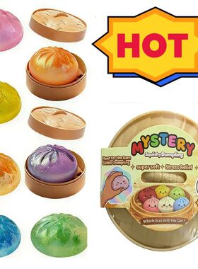 Glitter Giant Dumpling Squishy Slow Rising Simulation Bun Sq