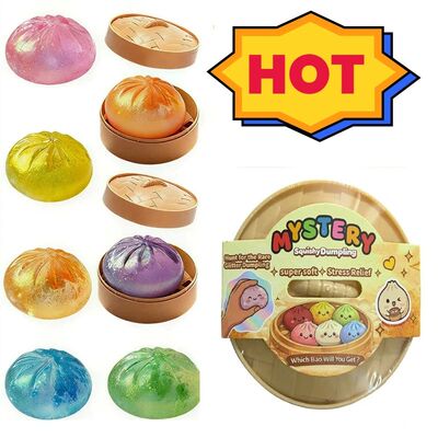 Glitter Giant Dumpling Squishy Slow Rising Simulation Bun Sq