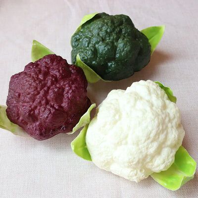 Artificial Decorations Foods Vegetables Simulated Broccoli C