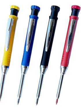 2.8mm Built-in Sharpener Solid Carpenter Pencil Long Head Me