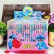 Black Gel 12pcs Disney New Stitch Cartoon Pen Pens Pressing
