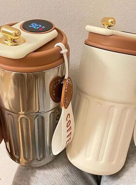 450ML Stainless Steel Thermo Water Bottle LED Temperature Di