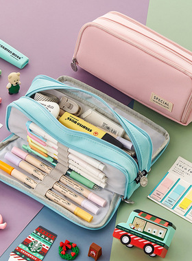 Large Capacity Pencil Case School Multifunction Pen Case