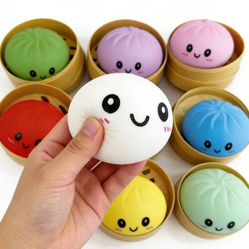 New Arrival Dumpling Pressure Rainbow Color Dumplings Squish