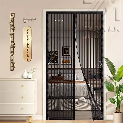 Diamond mesh mosquito proof door curtain summer mosquito net