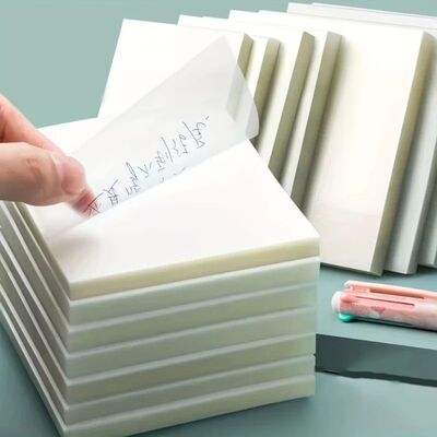 50Sheets Transparent Frosted Posted it Sticky Note Pads Note