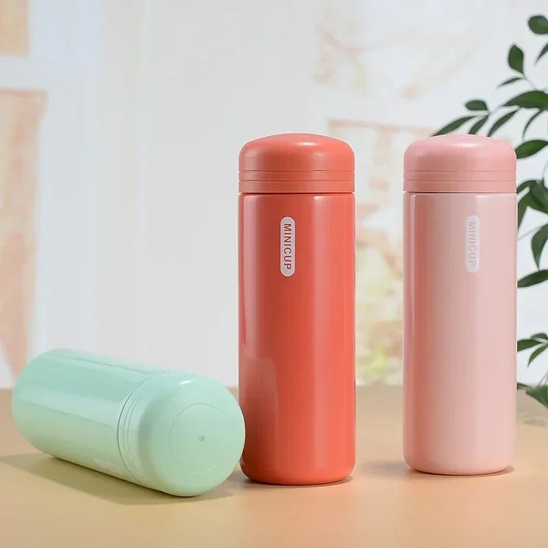 150/200ml Stainless Steel Thermos Cup Thermal Compact Portab