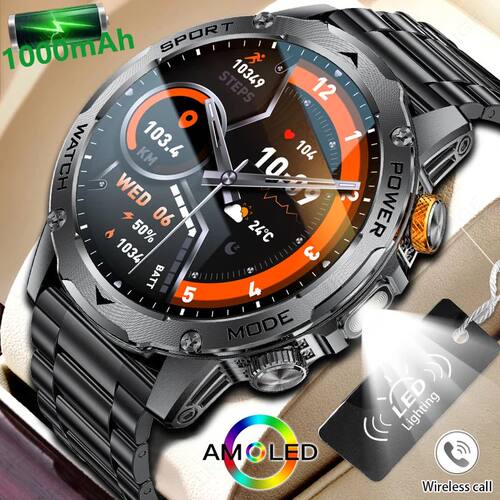 LIGE New Smart Watch Men 1000mAh Large Capacity Battery Outd