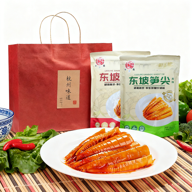 华源昌东坡笋尖笋排红烧原味杭州特产临安笋丝笋干零食小吃伴手礼