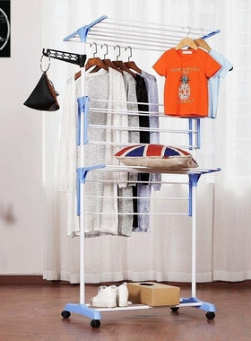 clothes drying rack folding laundry garment dryer hanger