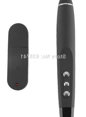 2019Red Wireless USB Presentation Laser Pointer Pen Power Po