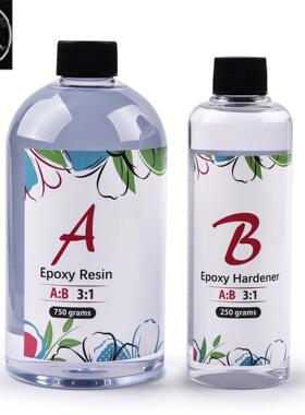3:1 Resin Epoxy AB Crystal Clear Glue Transparent High Adhes