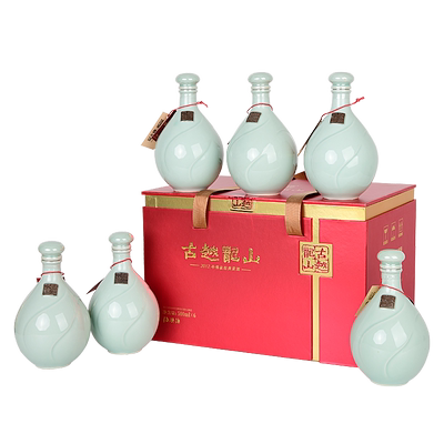 古越龙山花雕酒整箱礼盒500ml*6