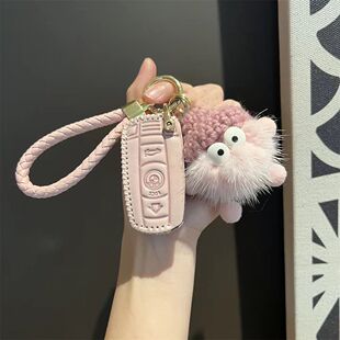 女士卡通壳 适用老款 宝马插入式 钥匙包x1老3系320i 5系x5x6E90男士