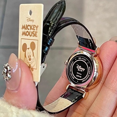 Disney迪士尼轻奢小棕表桂花表优雅白领小金表学生表生日恋爱礼盒